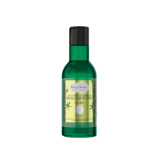 محلول پاک کننده آرایش صورت دیپ سنس مدل tea tree & bamboo حجم 150 میلی لیتر